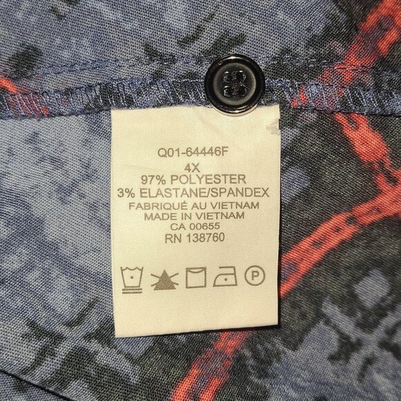 ❄️ 4X | Diamond Plaid Button Down Shirt - Picture 4 of 4